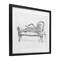 Stupell Industries Lounging Beast Cheetah Framed Print Under Glass, design by Victoria Barnes